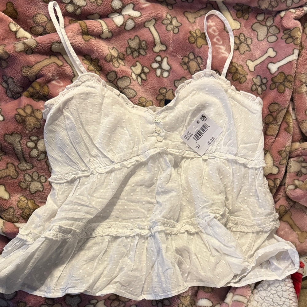 American eagle lace embroidered Top